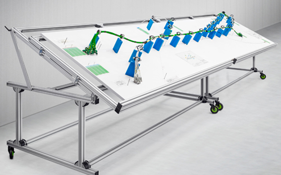  Kabelkonfektions-Anlage für Rapid Prototyping Prüfkabelsätze bis 16m