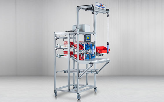   English Pick-by-light assembly station